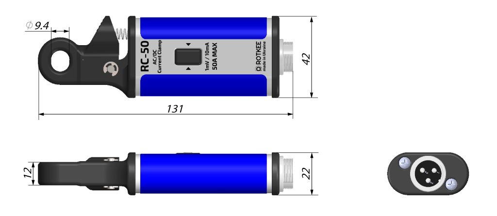 RC-50 AC/DC Токовые клещи для автодиагностики