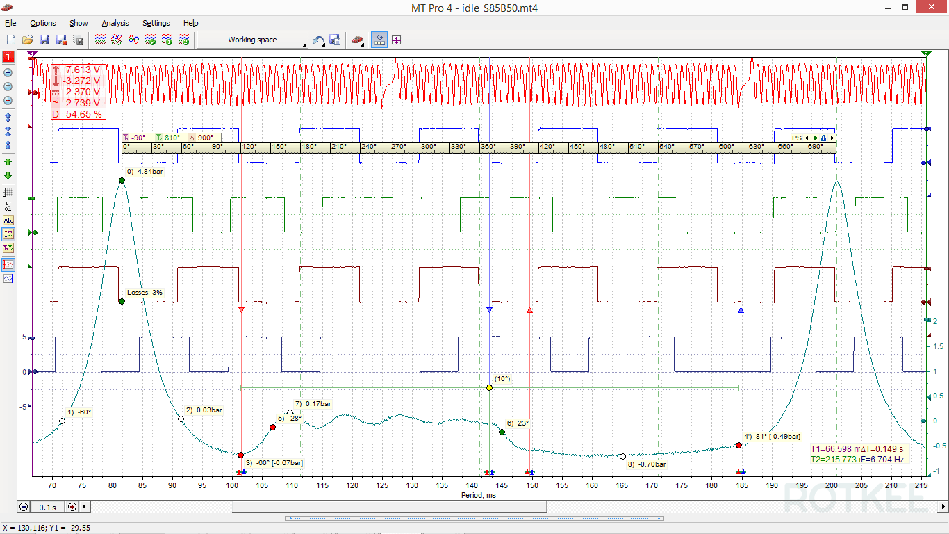 MT Pro 4.1 oscilloscope window screenshot 2
